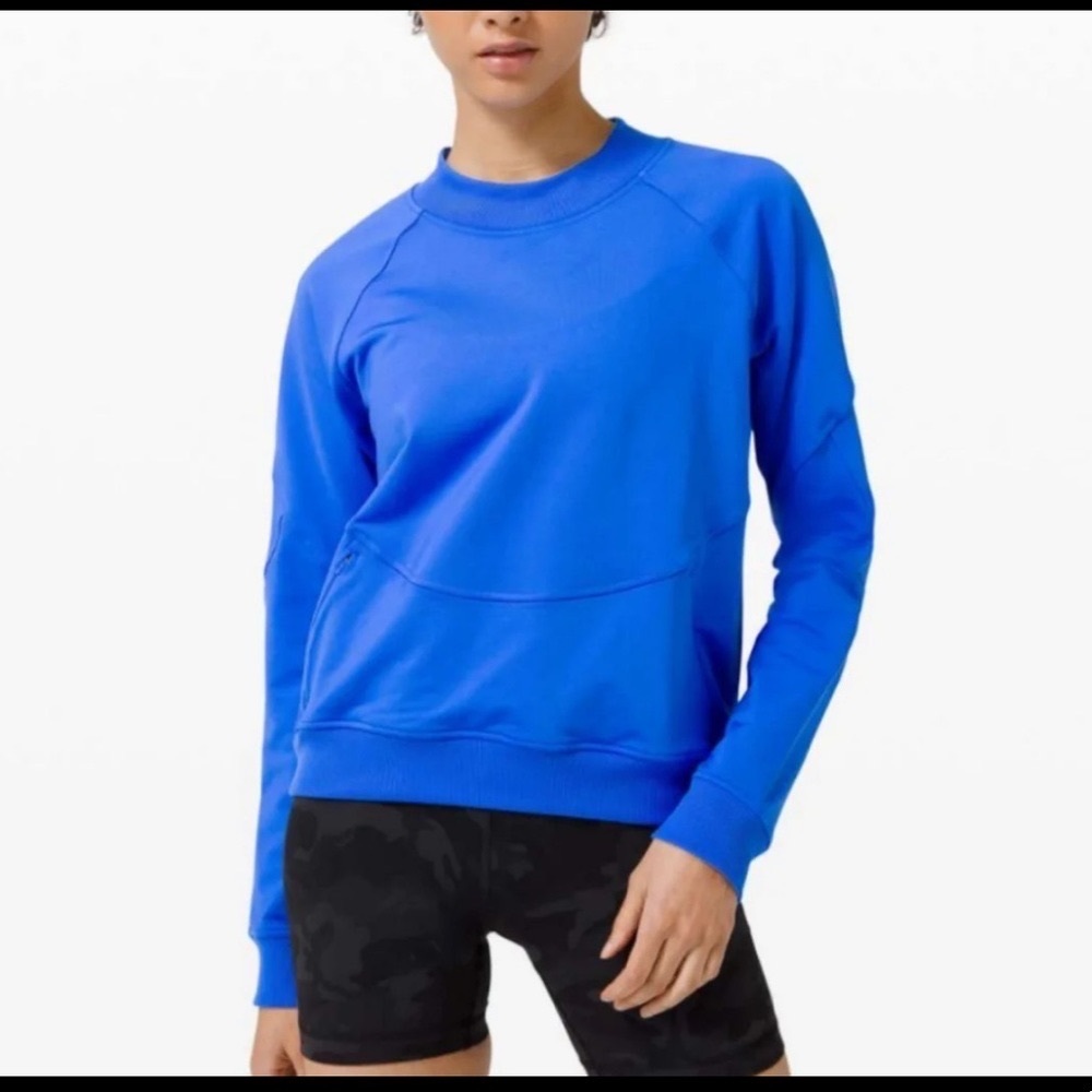 Lululemon City Sweat Crew- Wild Blueberry- Size 6